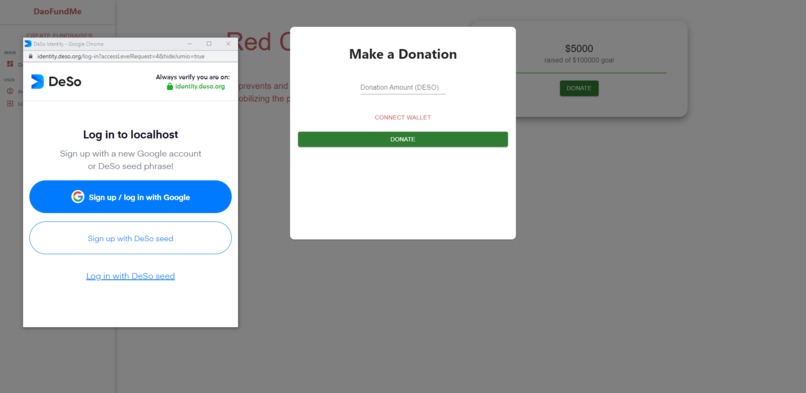 DaoFundMe – screenshot 7
