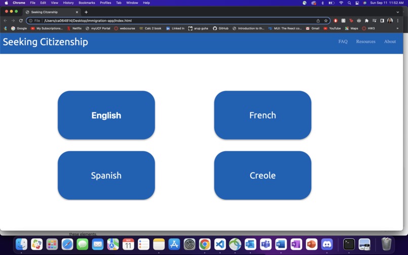 Seeking Citizenship – screenshot 1