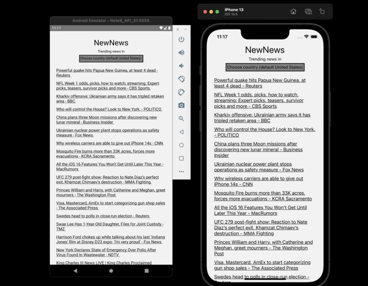 NewNews – screenshot 1