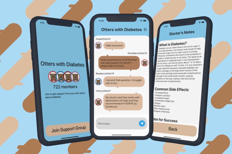 Otters: Support Group App – screenshot 1