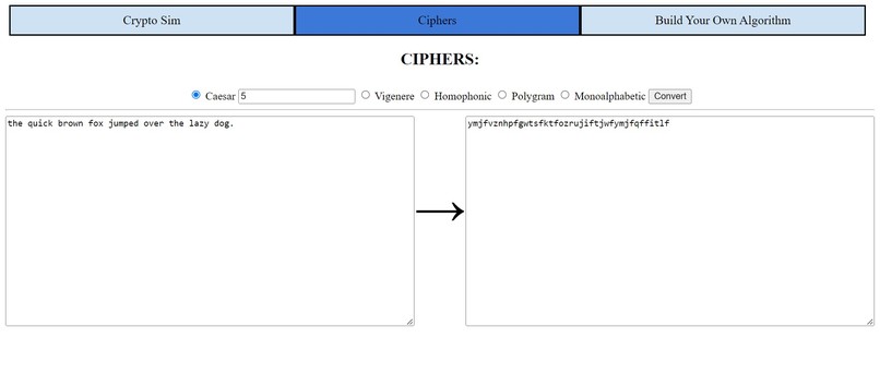 CEB Cryptographic Simulator – screenshot 2