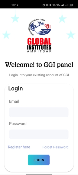 GGI student pannel – screenshot 1