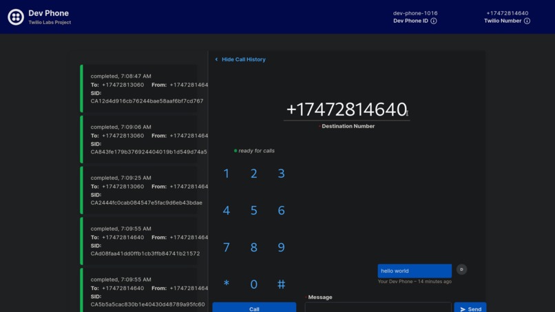 Twilio - Day 2 – screenshot 1