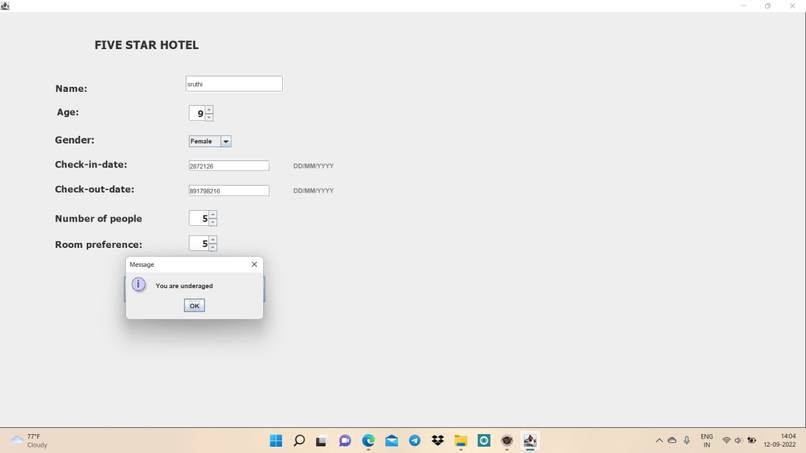  Online Hotel Reservation System – screenshot 3