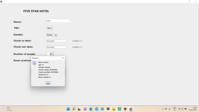  Online Hotel Reservation System – screenshot 5