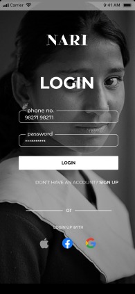 NARI - Women safety and welfare web application – screenshot 1