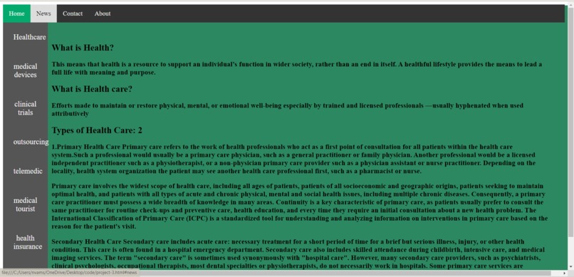 HEALTH CARE – screenshot 1