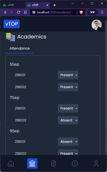VIT Bhopal University Portal – screenshot 10