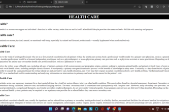 Health Care