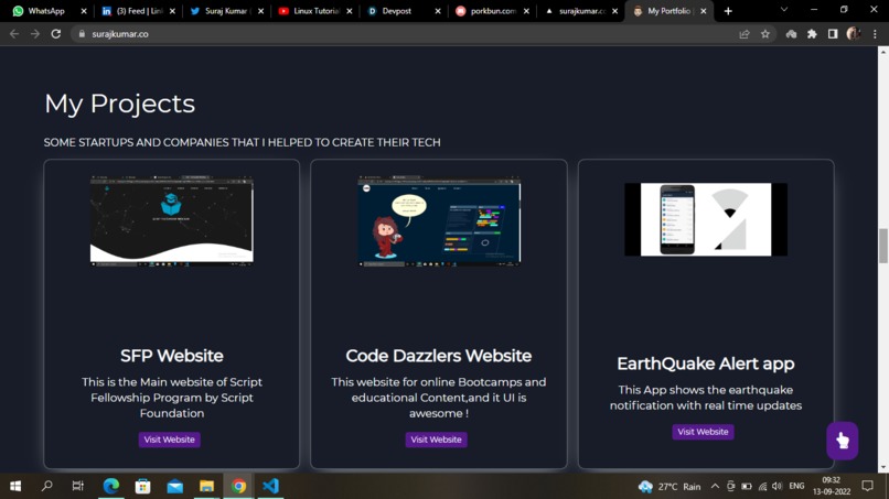 Personal Portfolio – screenshot 4