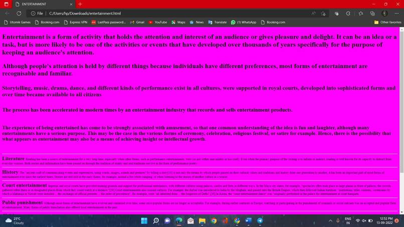entertainment  – screenshot 1