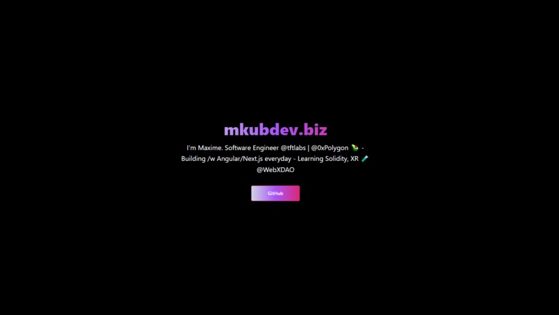 mkubdev.biz – screenshot 1