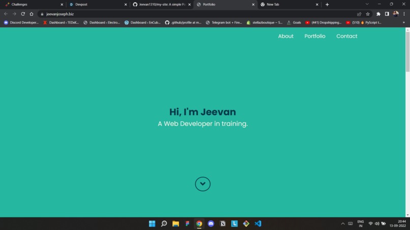My Portfolio – screenshot 1