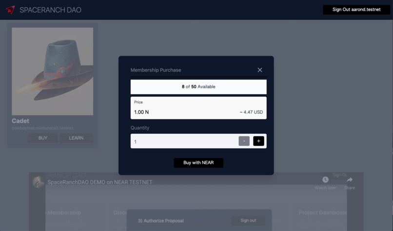 SpaceDAO – screenshot 2