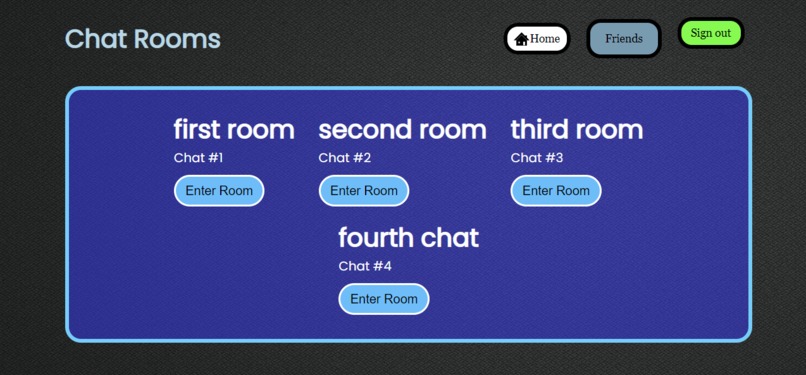 Video chat prototype – screenshot 1