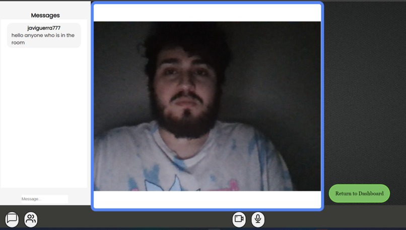 Video chat prototype – screenshot 2