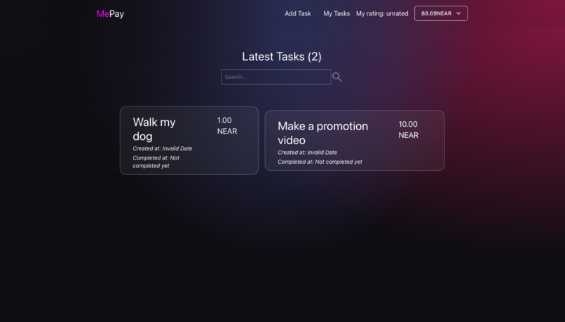 MePay – screenshot 2