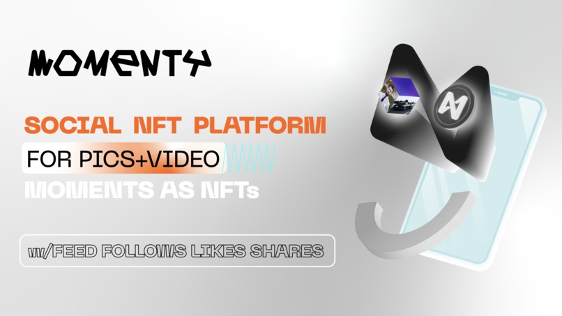 Social NFT Platform for Pics+Video w/Follows, Likes, Shares – screenshot 1