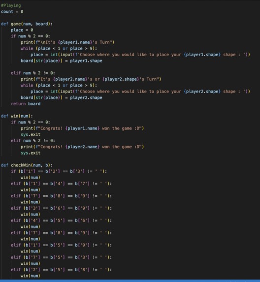 Tic-Tac-Toe Game – screenshot 2