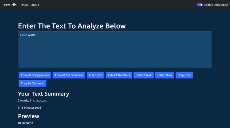 TextUtils – screenshot 1
