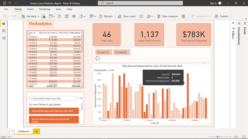 FinAnalytics – screenshot 1