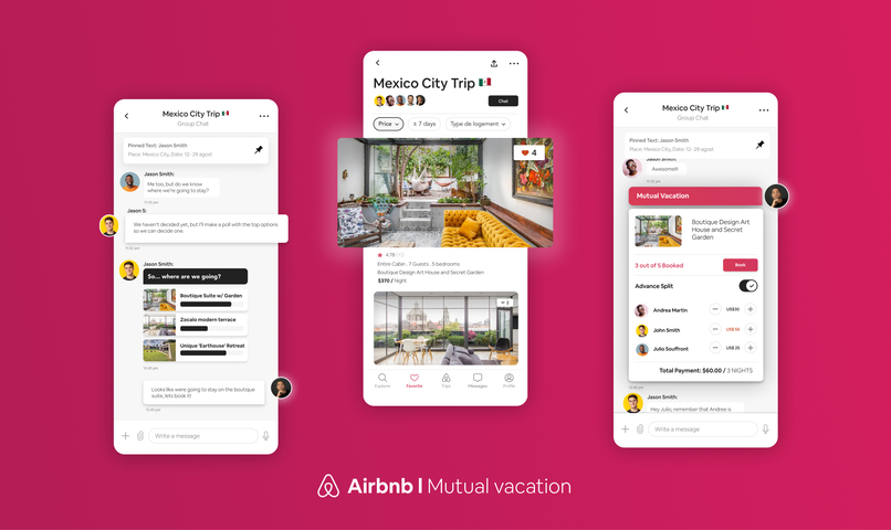 Airbnb: Mutual vacation – screenshot 1