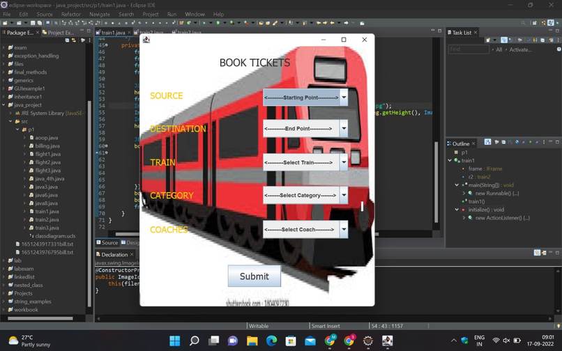 ONLINE TRAIN TICKET BOOKING – screenshot 2