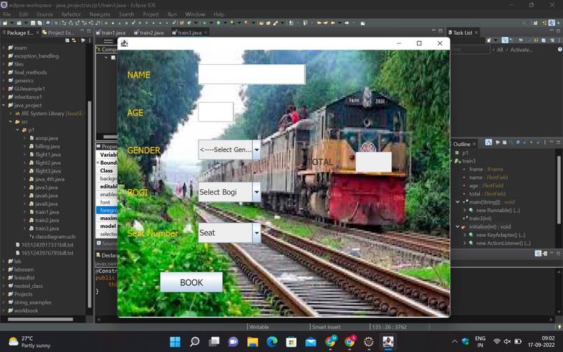 ONLINE TRAIN TICKET BOOKING – screenshot 3