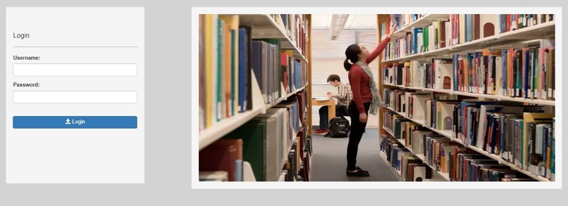 LIBRARY MANAGEMENT APPLICATION – screenshot 1