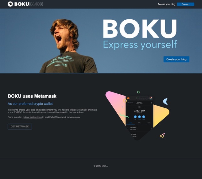 BOKU.blog – screenshot 1