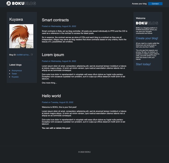BOKU.blog – screenshot 2