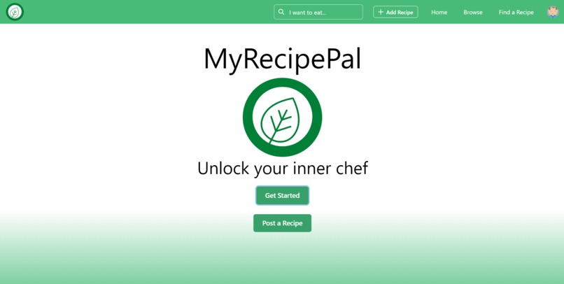 MyRecipePal – screenshot 1
