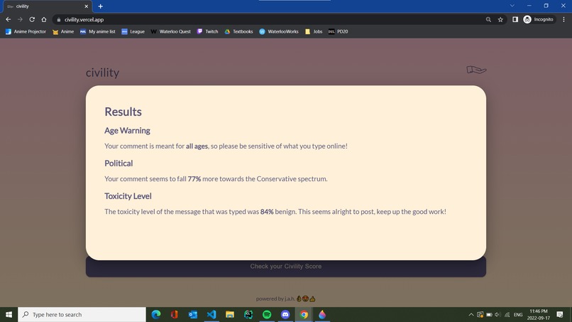 Civility – screenshot 2