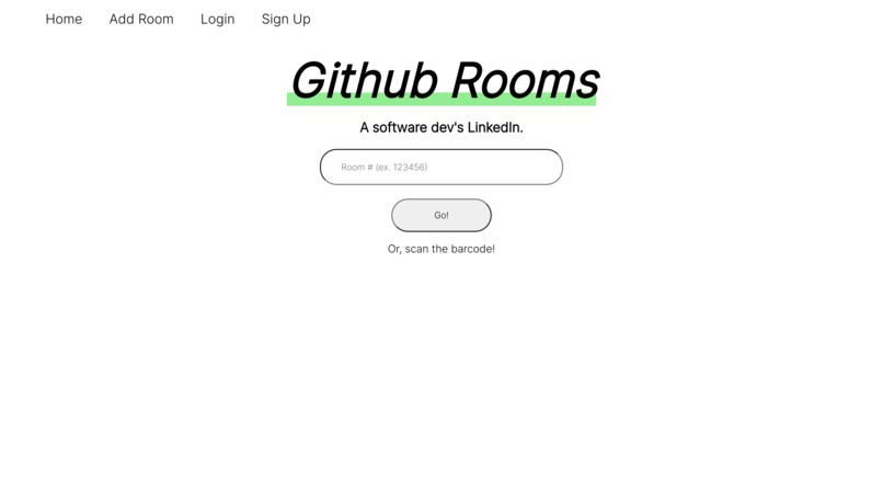 GitHub Rooms – screenshot 1