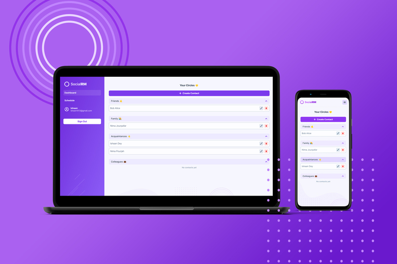SocialRM – screenshot 1