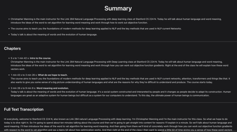 LecSum – screenshot 2