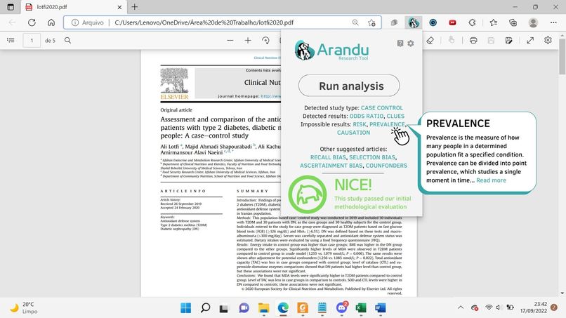 Arandu - Research plug-in for young scientists – screenshot 7