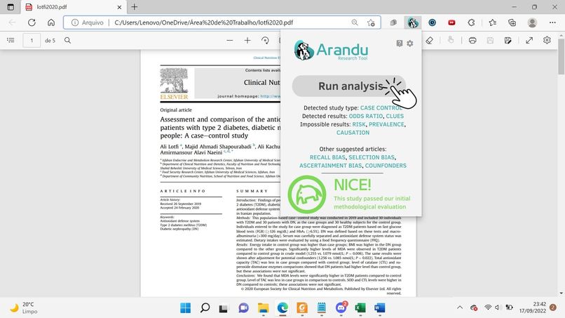 Arandu - Research plug-in for young scientists – screenshot 8