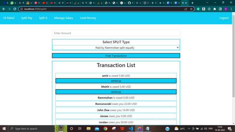 Split Pay – screenshot 2