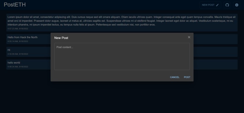PostETH – screenshot 3