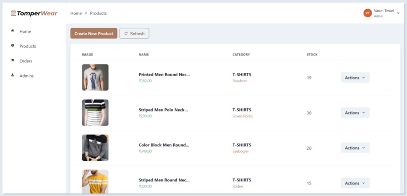 TomperWear E-commerce – screenshot 9