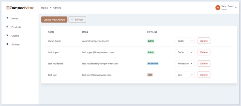 TomperWear E-commerce – screenshot 11