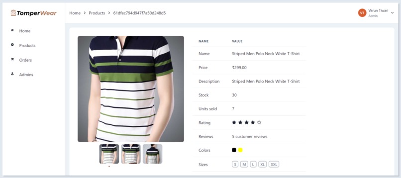 TomperWear E-commerce – screenshot 12