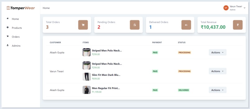 TomperWear E-commerce – screenshot 13