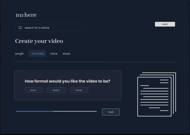 nu:here – screenshot 3