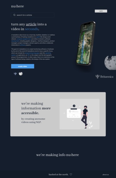 nu:here – screenshot 1