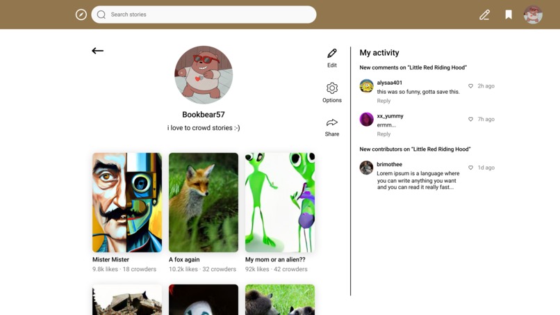 CrowdStory – screenshot 2