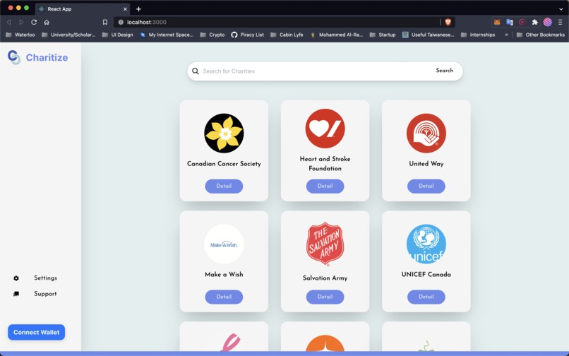 Charitize – screenshot 2