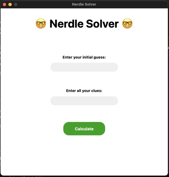 Nerdle Solver – screenshot 1