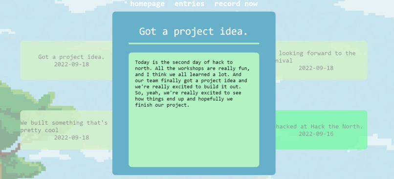 journal4me – screenshot 4